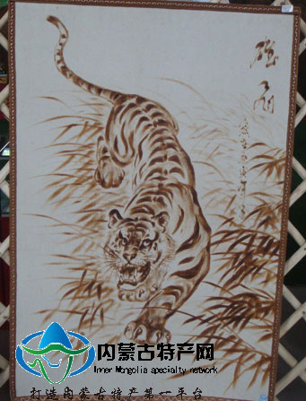 糖心
特色手工艺品 蒙古毡画 烫画 装修画 蒙古族装饰品毛毡风情 老虎