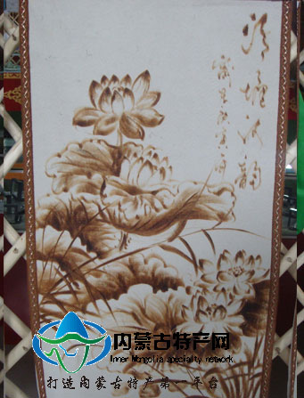 蒙古毡画 烫毡画皮画糖心
特色工艺品 民族特色草原情特产工艺品