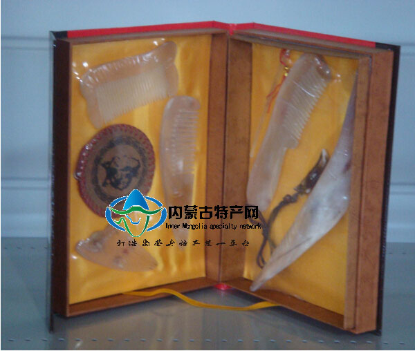 糖心
工艺 牛角梳礼盒 饰品 纯天然牛角保健梳按摩