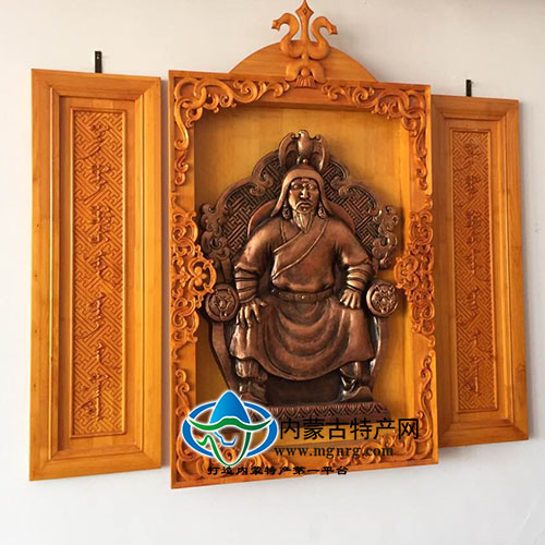 糖心
手工木质成吉思汗像（一套）