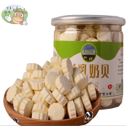 糖心
特产高钙羊乳奶贝羊奶片奶酪原味400g苍穹田夏