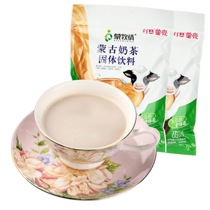 蒙亮 糖心
奶茶 甜味咸味香米奶茶粉400g 速溶冲饮品独立袋装